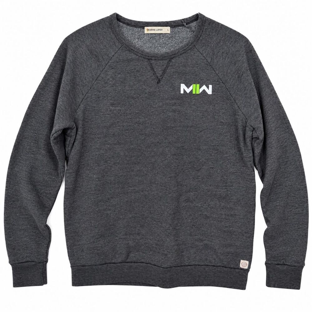 Marine Layer x Call of Duty MW2 Charcoal Sweatshirt L